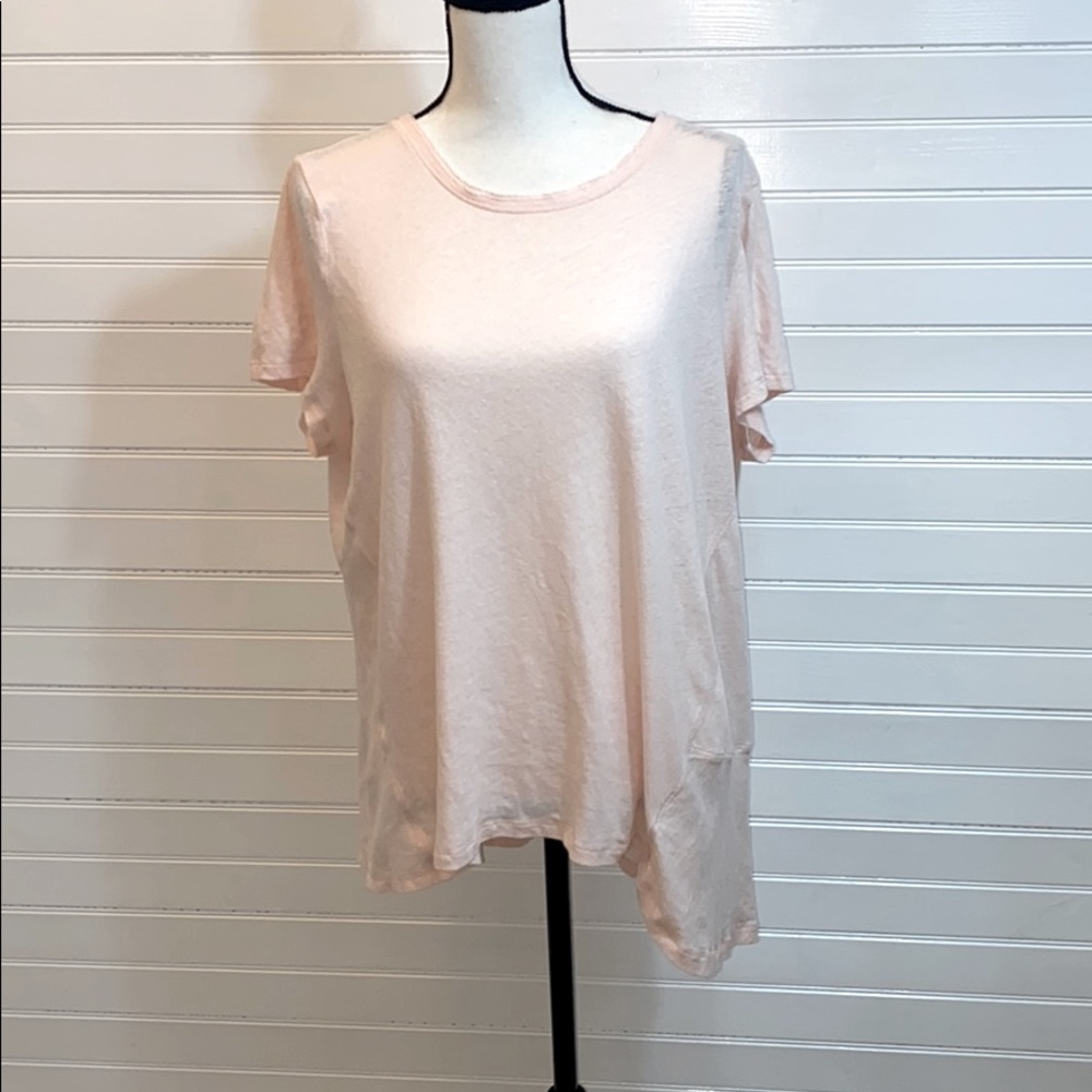 Maeve by Anthropologie pink asymmetrical s…